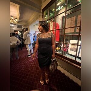 Navy Blue Dress with jewels This dress is a show stopper